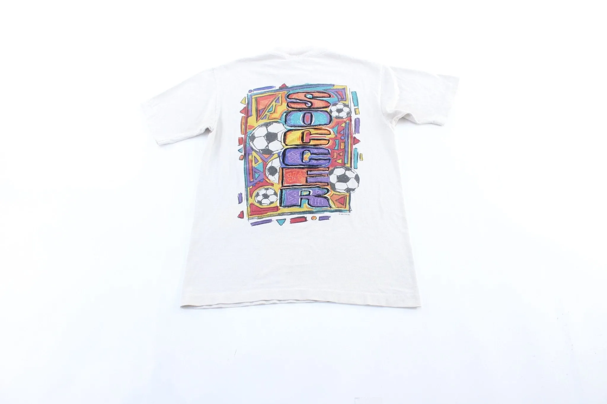 1994 Abstract Soccer Graphic T-Shirt