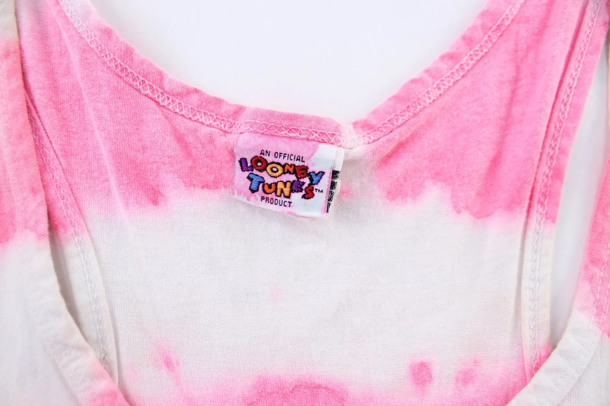 1996 Looney Tunes Lifeguard Tweety Tie-Dye Tank Top