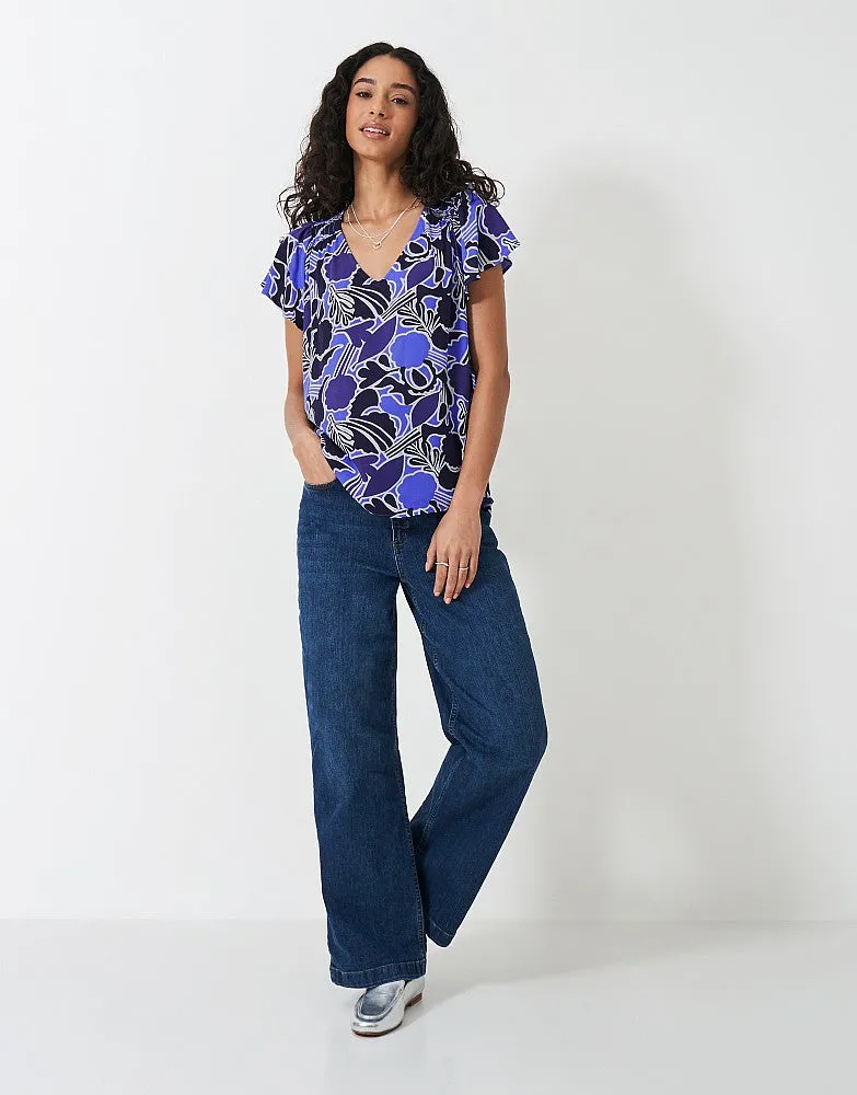 Crew Clothing Tia Frill Top