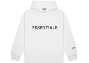 ESSENTIALS FOG 3D SILICON HOODIE WHITE