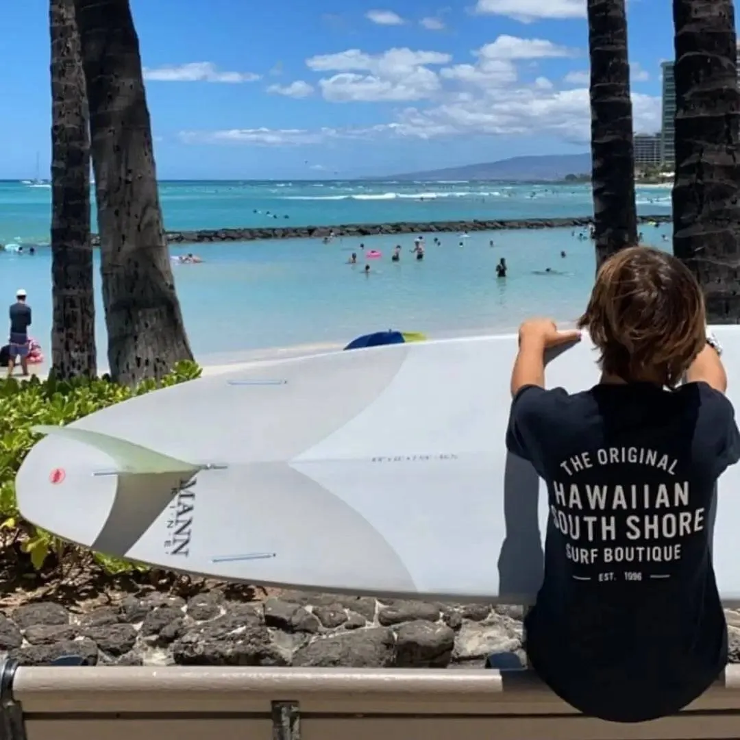 HawaiianSouthShore 1996 Tee Kids Made in Hawaii XS-L Black