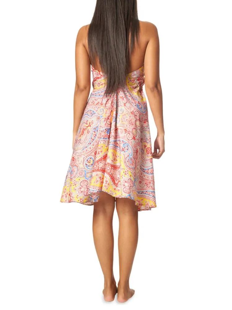 La Moda Clothing Print Dress, Multi