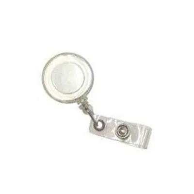 Pull Reel | Opaque Clear White Round