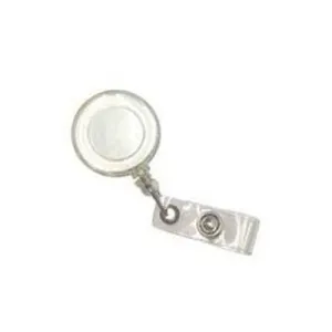 Pull Reel | Opaque Clear White Round