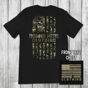 'Round Here Clothing Camo Flag