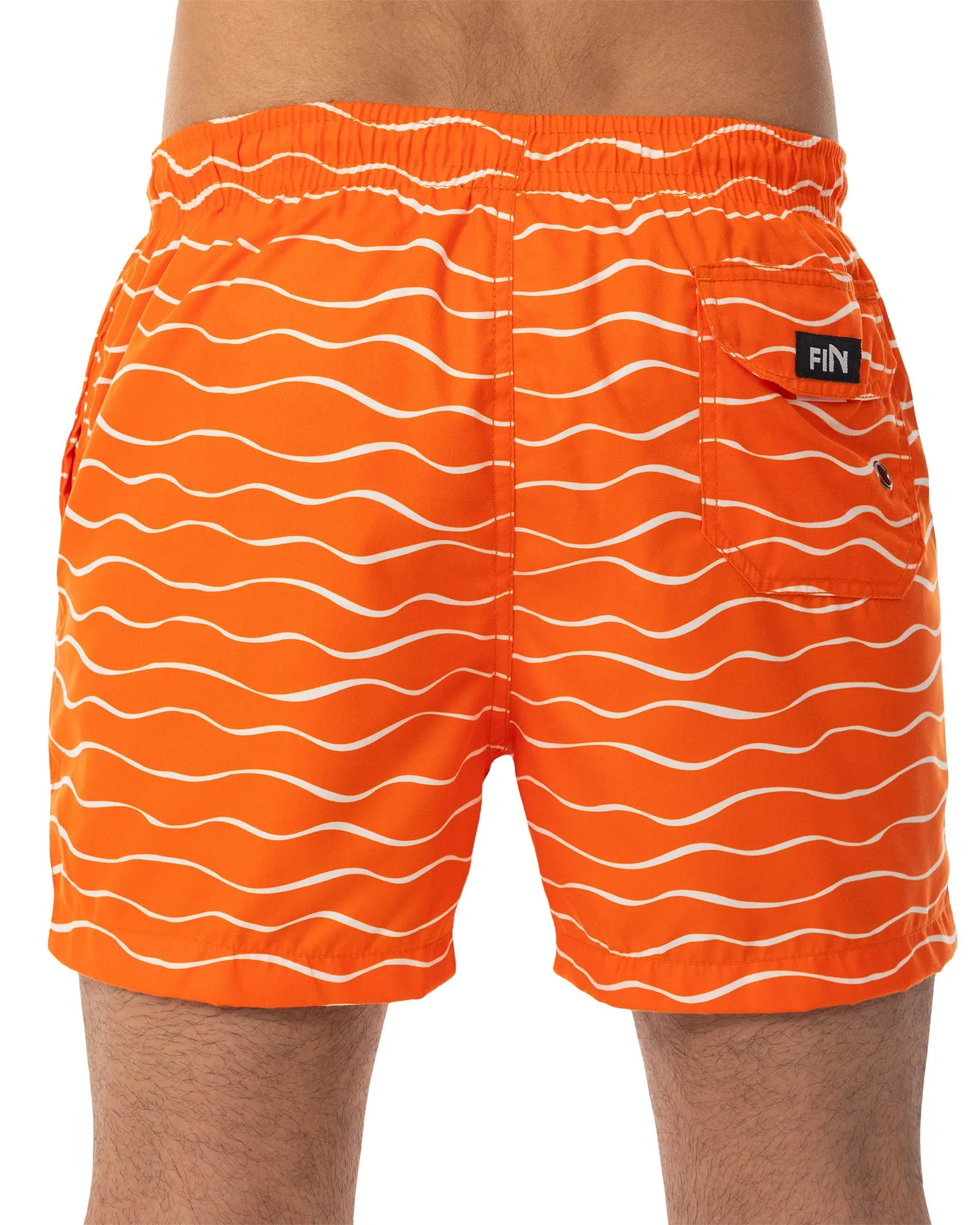 Wavy Orange Swimwear - FIN Clothing