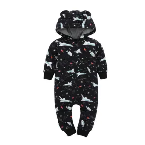 Winter Baby Romper hoodies kids clothing